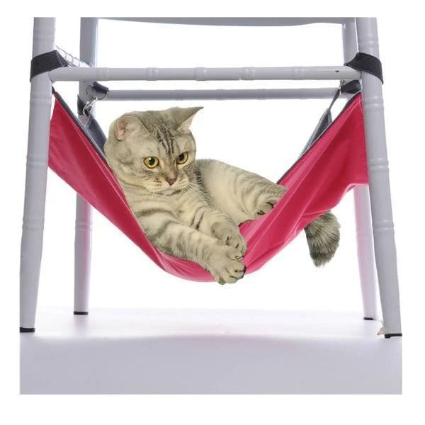 Nylon & Plush Velvet Cat Hammock – 42 × 56 cm