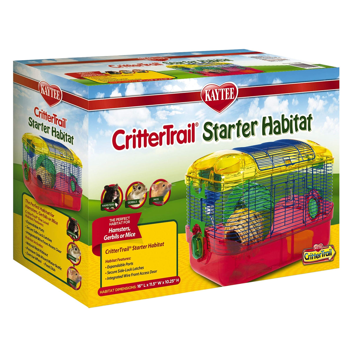 Kaytee CritterTrail One-Level Small-Pet Enclosure with Accessories