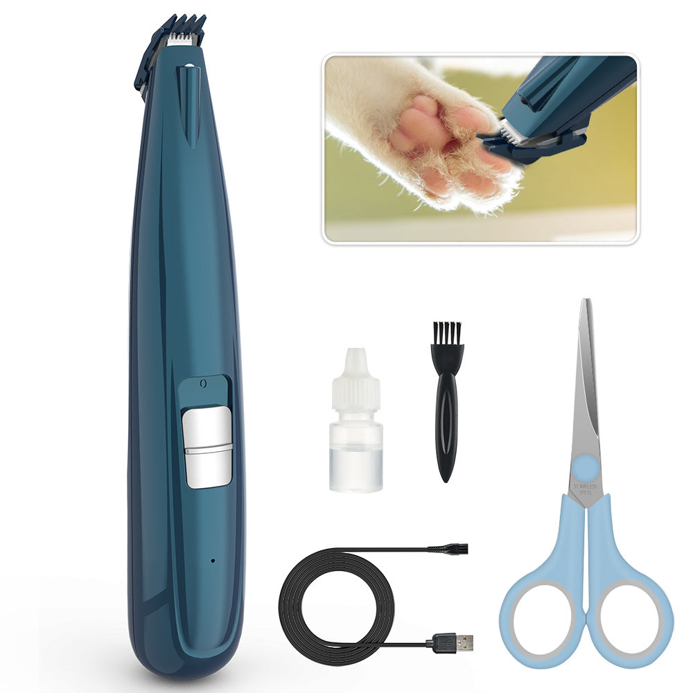 Rechargeable Pet Hair Clippers – Green