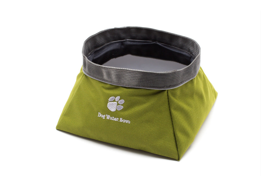 Foldable Oxford Fabric Travel Dog Bowl – 20 cm