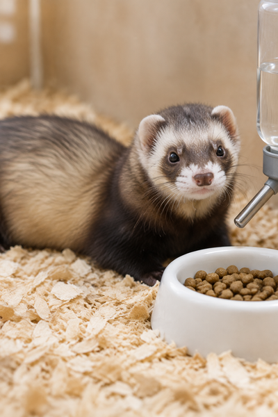 Small pet food and water