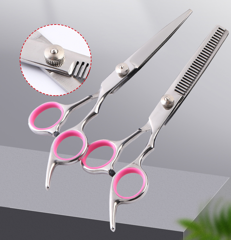 Pet Grooming Scissors Kit with Comb & Storage Case