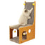 YEMOO L-Shaped Cardboard Cat Scratcher with 4 Bell Balls