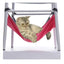 Nylon & Plush Velvet Cat Hammock – 42 × 56 cm