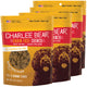Charlee Bear Crunchy Dog Treats – Peanut Butter & Banana, 4 × 8 oz