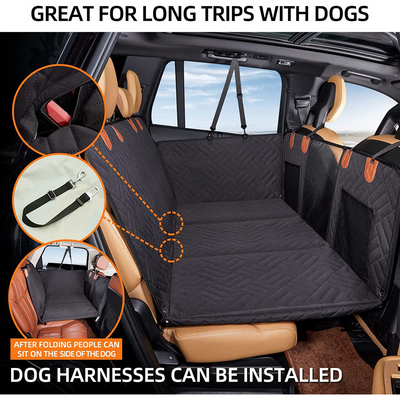 Water-Resistant Pet Car Seat Cushion with Adjustable Straps