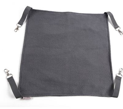Nylon & Plush Velvet Cat Hammock – 42 × 56 cm