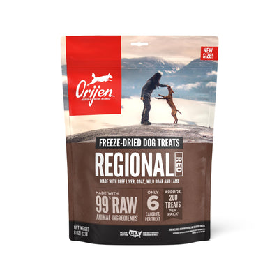 ORIJEN Regional Red Freeze-Dried Dog Treats – 8 oz
