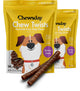 Chewsday Rawhide-Free Dog Chew Twists – Bacony Sizzle, 6 in, 28 Count
