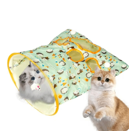 Foldable Crinkle Cat Tunnel Bag – 44 × 27 × 46 cm