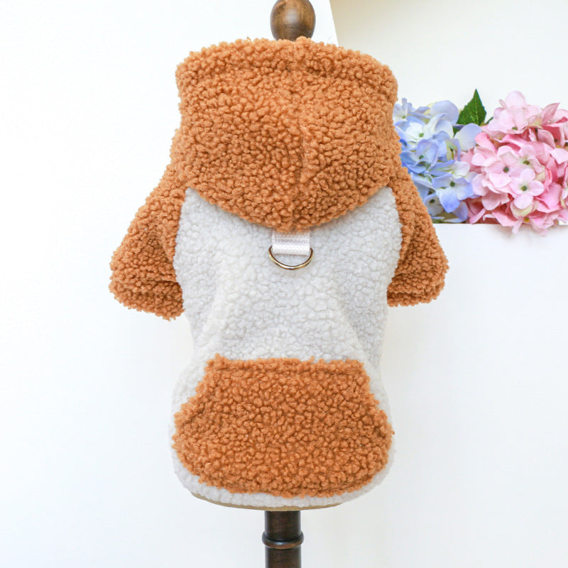 Lamb Fleece Traction Sweater for Pets