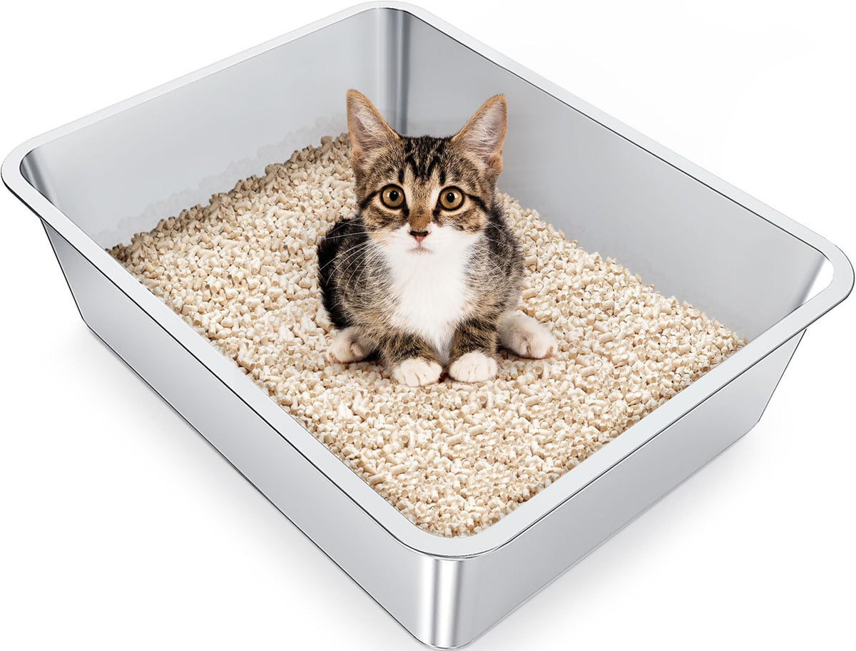 Stainless Steel Cat Litter Box