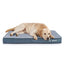 WEVEGO Gel Memory Foam Dog Bed – Blue, 35 × 22 in