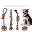 Knotted Cotton Rope Dog Toys – Mixed Colors