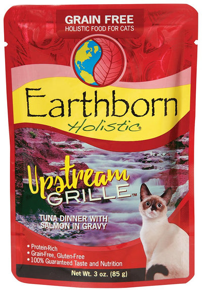 Earthborn Holistic Upstream Grille Tuna & Salmon Cat Food – 24 × 3 oz Pouches