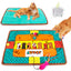 AWOOF Washable Catnip & Crinkle Cat Play Mat – 21.6 × 15.7 in