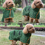 Microfiber Dog Bathrobe Towel with Adjustable Fit
