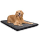Aulase Dog Crate Pad with Removable Washable Cover – Gray, 35 × 23 in