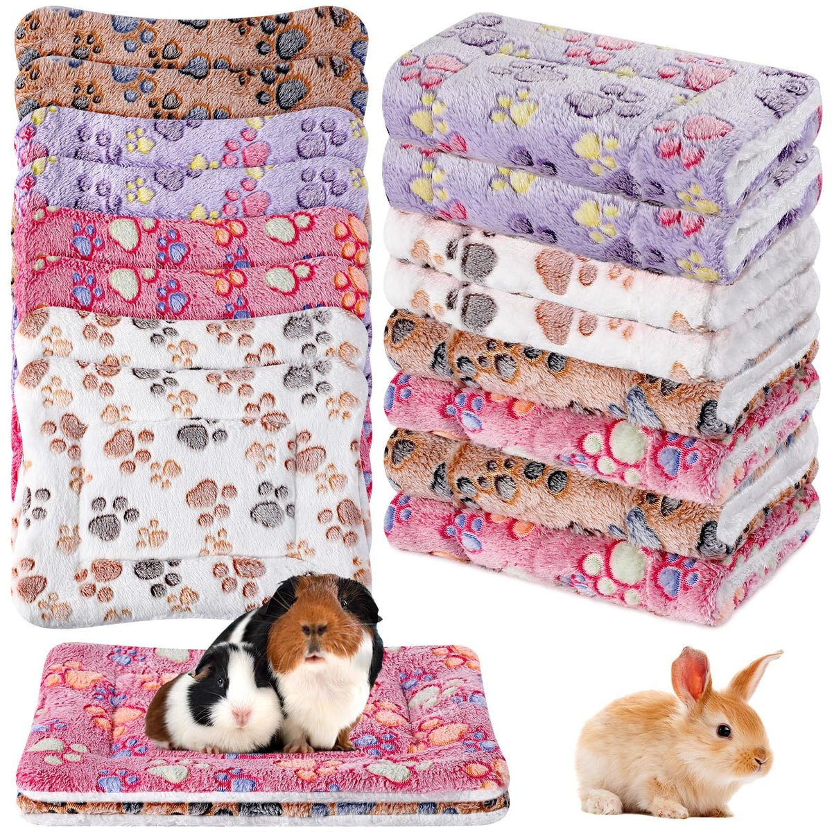 Ripeng Washable Small-Pet Bed Pads – 8-Pack, 32 × 25 cm