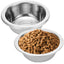 Nexboraque Stainless Steel Pet Bowls – 4-Pack, 8 in