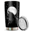 Black Cat Stainless Steel Tumbler with Lid – 20 oz