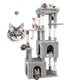 Globlazer F61 Multi-Level Cat Tree – 61 in, Light Gray