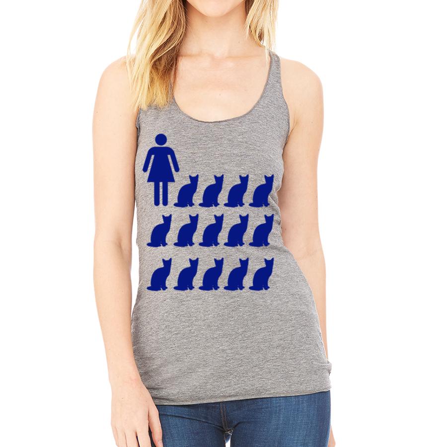 Women’s Crazy Cat Lady Graphic Tank Top