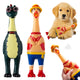 Latex Squeaky Dog Toys – 2-Pack, Dinosaur & Lufei