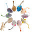 ISMARTEN Catnip Mouse Toys – 6-Pack, Assorted Colors