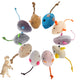 ISMARTEN Catnip Mouse Toys – 6-Pack, Assorted Colors