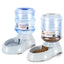 Flexzion Gravity Pet Feeder & Waterer Set – 2-Piece