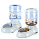 Flexzion Gravity Pet Feeder & Waterer Set – 2-Piece