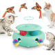 INKZOO Rechargeable 3-in-1 Interactive Cat Toy – Tiffany Blue