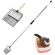 NigWarm Telescoping Metal Cat Litter Scoop – 37.5–57 in