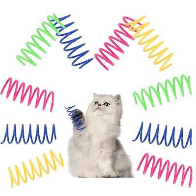 HEY TR Y5 Plastic Spring Cat Toys – 20-Pack