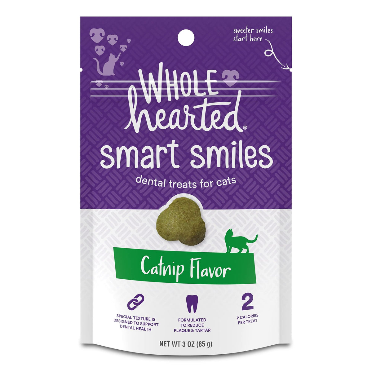 WholeHearted Catnip Flavor Cat Dental Treats 3 oz.