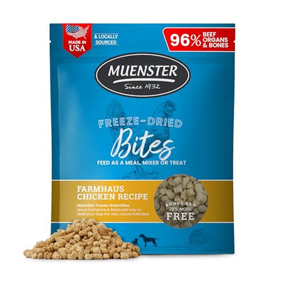 Muenster Farmhaus Chicken Freeze-Dried Dog Food Topper – 20 oz
