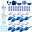 Gemscream Cat Toy Variety Set – 46 Pieces, Blue