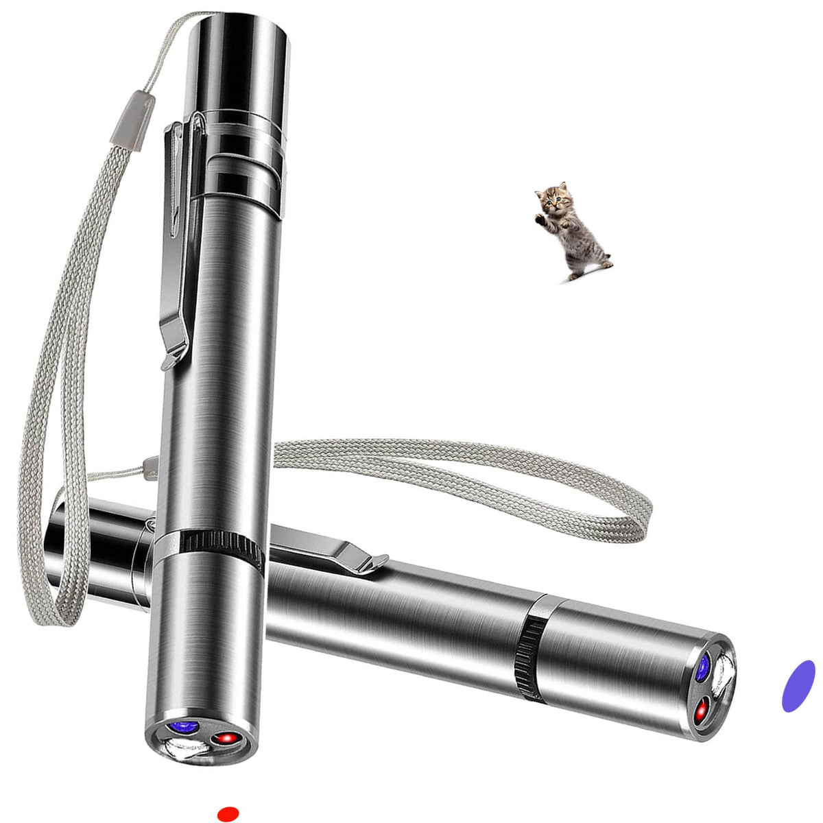 Antye USB-Rechargeable Cat Laser Pointers – 2-Pack