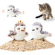 Potaroma Rechargeable Flapping Sandpiper Cat Toys – 2-Pack