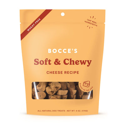Bocce’s Bakery Soft & Chewy Cheese Dog Treats – 6 oz