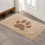 Oiilores Washable Microfiber Indoor Door Mat – Beige, 16 × 24 in
