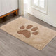 Oiilores Washable Microfiber Indoor Door Mat – Beige, 16 × 24 in