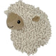 PetLou Nubby Plush Lamb Dog Toy with Squeaker – 5 in
