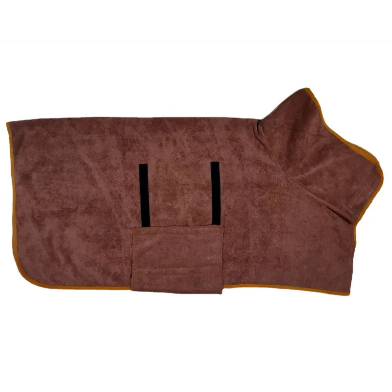 Adjustable Microfiber Dog Drying Bathrobe