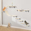 Wall-Mounted Cat Climber Set with Climbing Shelves & Perches