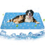 PUPTECK Cool-Touch Pet Mat – Printed Navy Blue, 28 × 47 in