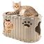 Wensdr Foldable Felt Cat Cave – 22.4 × 12 × 12 in