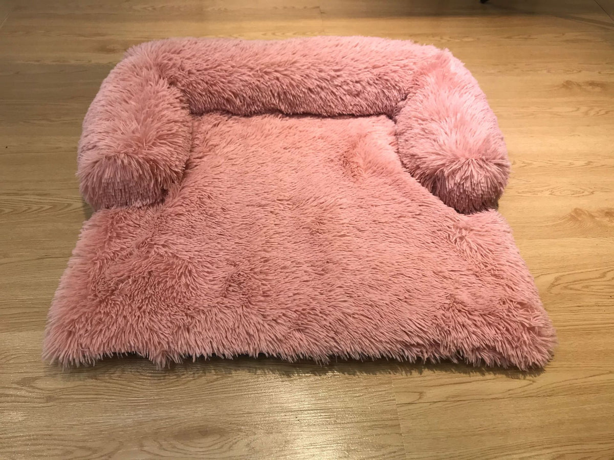 Plush Washable Pet Bed – Gradient Colors