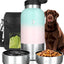 HEMLI Insulated Dog Travel Water Bottle with Bowls – 32 oz